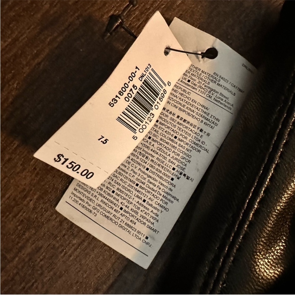 NEW! Banana Republic Black Vegan Tall Slouch Boot - Multiple Sizes - Picture 12 of 12